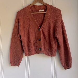 Cotton On Terracotta Cardigan Sweater
